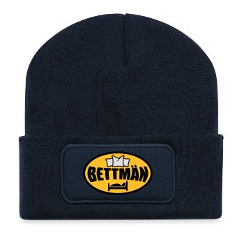 Bettmän | BettMan - Beanie recyclé à patch - bleu marine - Devant