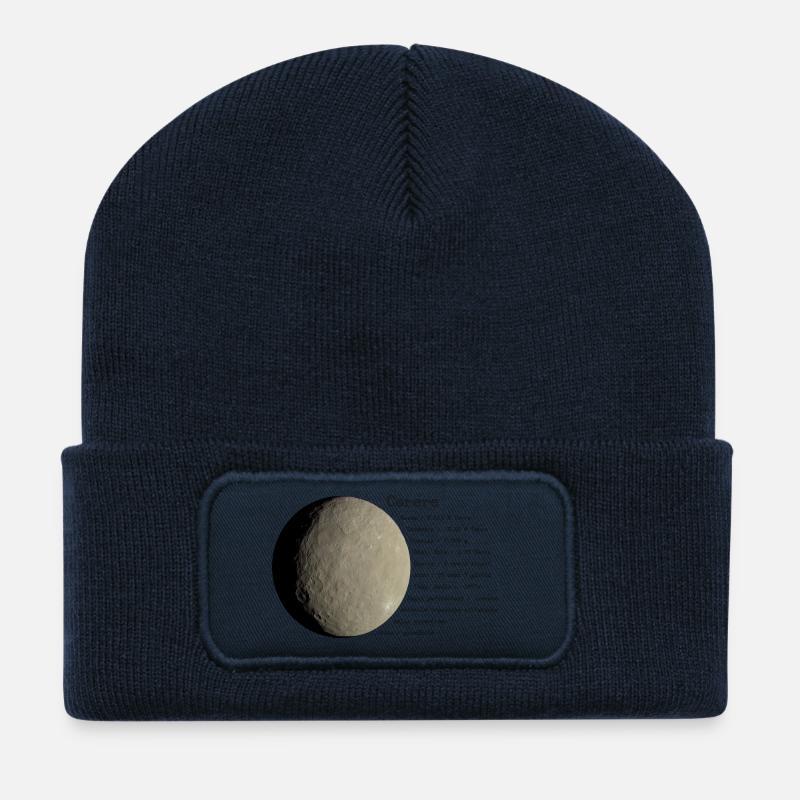 cerere - Beanie recyclé à patch - bleu marine