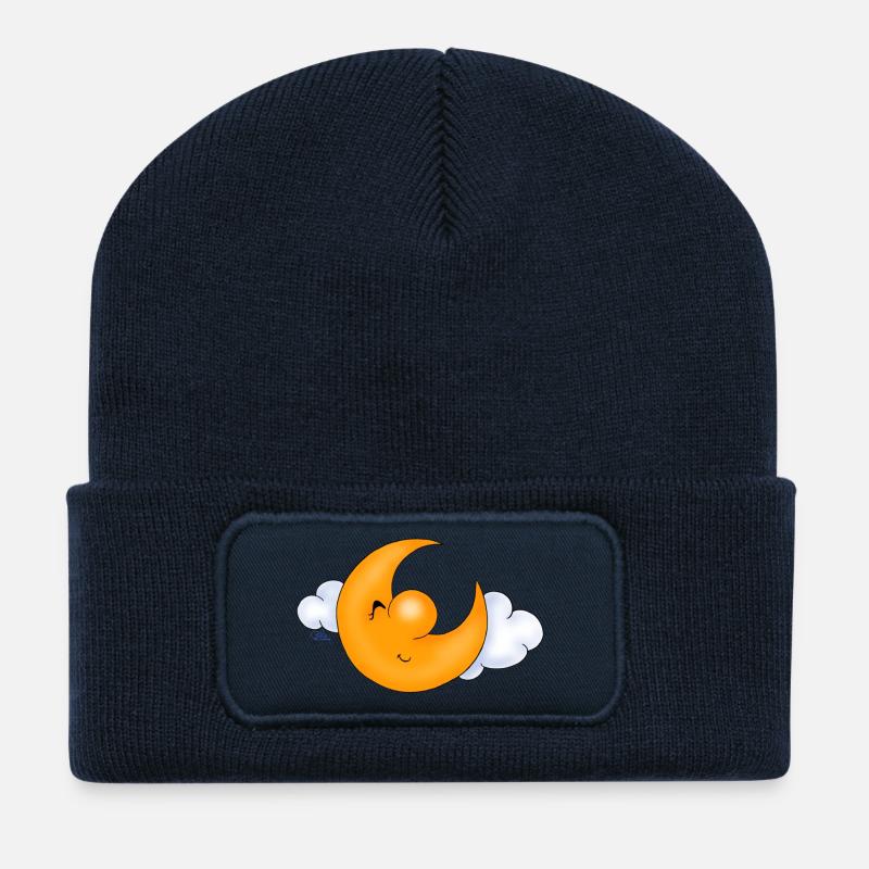 Guter Mond - Recycelte Patch Beanie - French Navy
