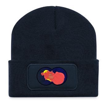 Kapitän Bizeps - Recycelte Patch Beanie - French Navy - Vorne