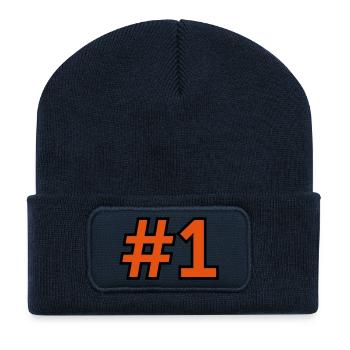 Sport Number 1 One - Recycled Patch Beanie - french navy - Front