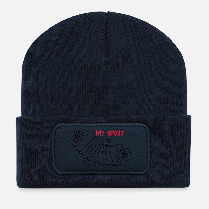 Buttonboxi - Recycled Patch Beanie - french navy