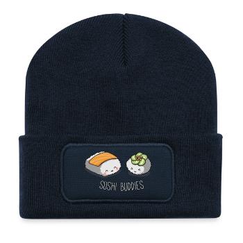 Sushi Buddies - Recycelte Patch Beanie - French Navy - Vorne