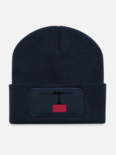 cable car - Recycled Patch Beanie - french navy