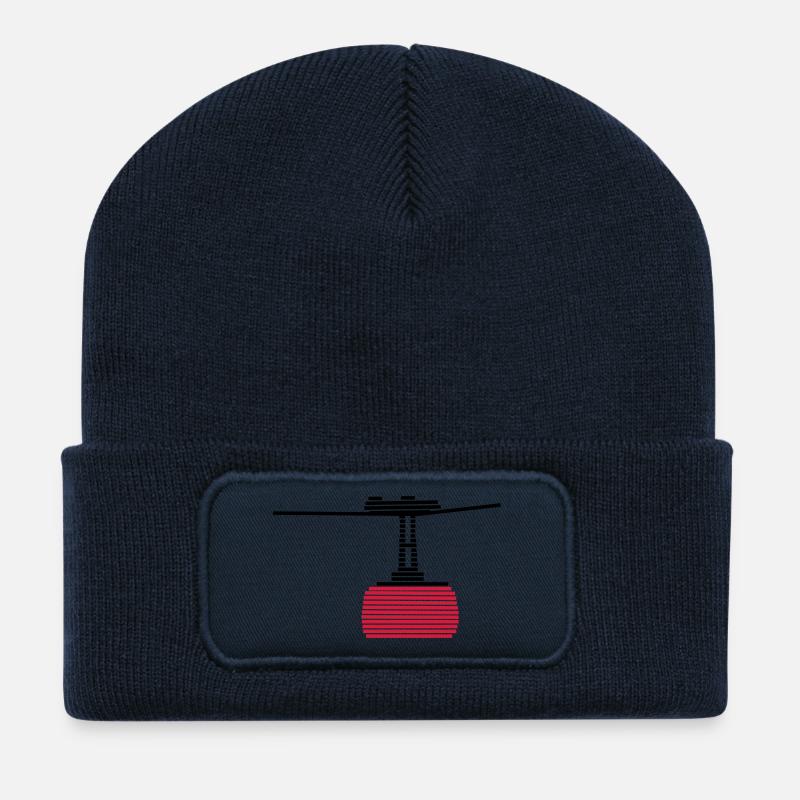 cable car - Recycled Patch Beanie - french navy