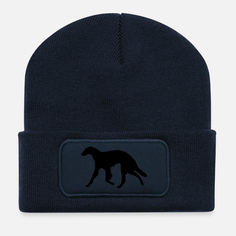 Barsoi_cb - Recycelte Patch Beanie - French Navy