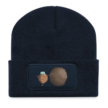 Alles Mist - Recycelte Patch Beanie - French Navy - Vorne