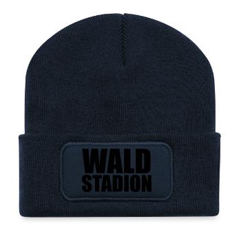 Waldstadion Frankfurt - Recycelte Patch Beanie - French Navy - Vorne