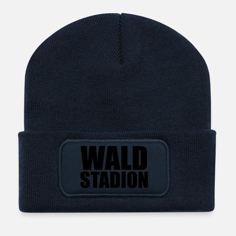 Waldstadion Frankfurt - Recycelte Patch Beanie - French Navy