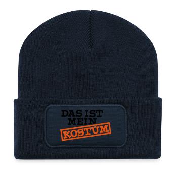 This is my costume - Recycled Patch Beanie - french navy - Front