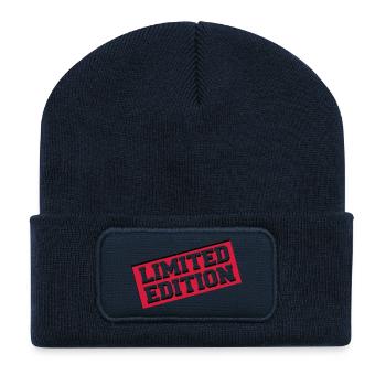 limited_edition02 - Recycelte Patch Beanie - French Navy - Vorne
