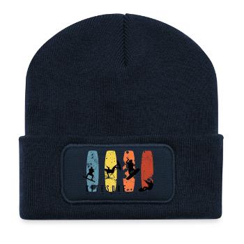 KITESURF - Recycelte Patch Beanie - French Navy - Vorne