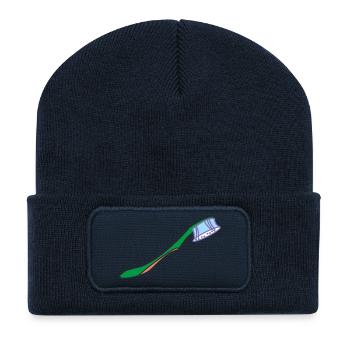 Toothbrush - Recycled Patch Beanie - french navy - Front