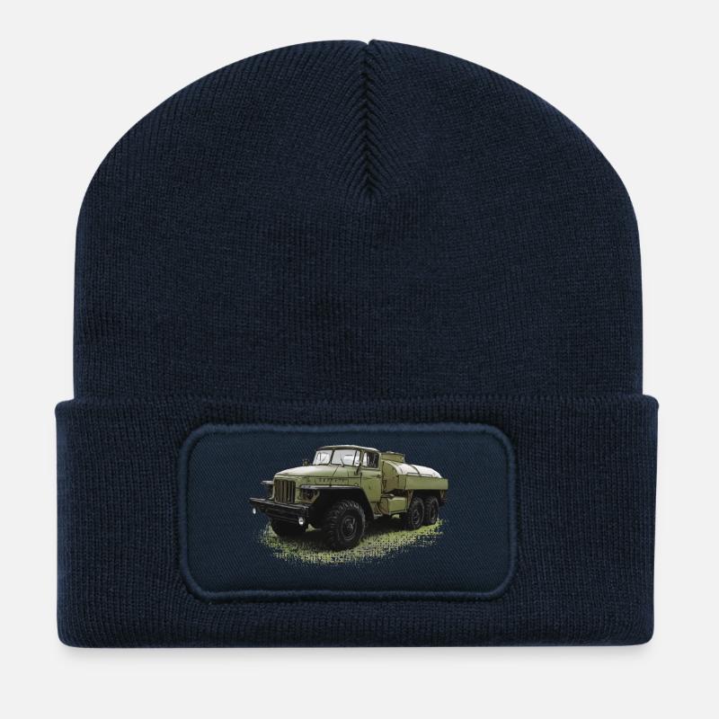 Ural 375 - Tankwagen - Recycelte Patch Beanie - French Navy