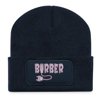 BARBER HAIRDRESSER - HAIR CLIPPERS - Recycled Patch Beanie - french navy - Front