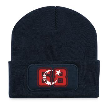 Aksaray - Recycelte Patch Beanie - French Navy - Vorne