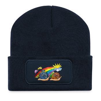 Snails - Recycled Patch Beanie - french navy - Front