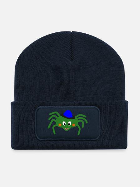 Clownspinne - Recycelte Patch Beanie - French Navy