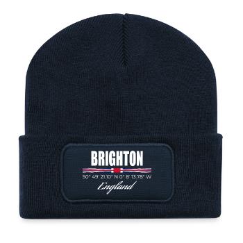 Brighton - Recycled Patch Beanie - french navy - Front