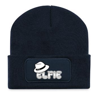 First name Elfie - Recycled Patch Beanie - french navy - Front