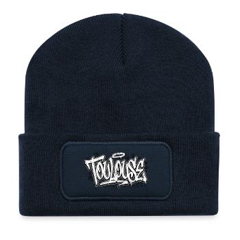 Toulouse Graffiti Hip Hop - Beanie recyclé à patch - bleu marine - Devant
