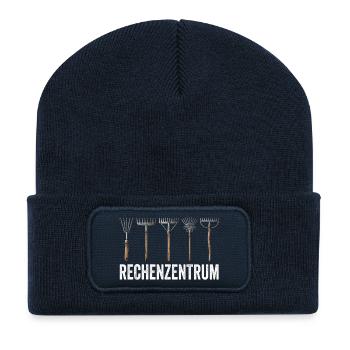 Leiter vom Rechenzentrum Gartenoutfit Gartenarbeit - Recycelte Patch Beanie - French Navy - Vorne