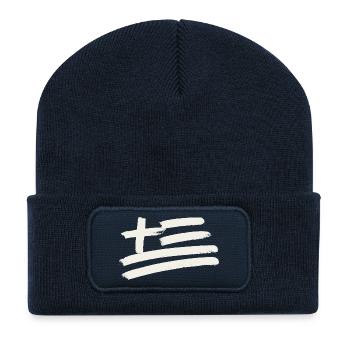 Griechenland Flagge - Recycelte Patch Beanie - French Navy - Vorne