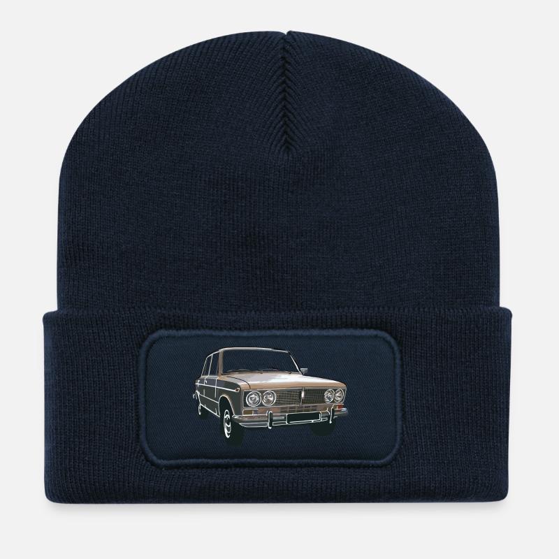 Lada 1500 VAZ 2103 Zhigul - Recycelte Patch Beanie - French Navy