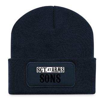 Sgt. At Arms Sons - Recycelte Patch Beanie - French Navy - Vorne