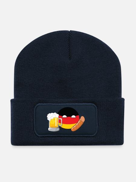 GermanyBall - Recycled Patch Beanie - french navy