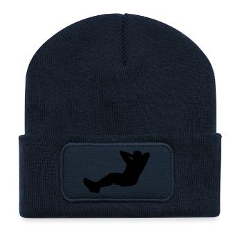 sit up sport - Recycled Patch Beanie - french navy - Front