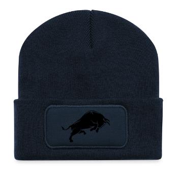conception Bull chemise Trader commerce Chemise dési - Beanie recyclé à patch - bleu marine - Devant