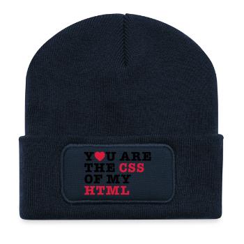 you are the css of my html - Recycelte Patch Beanie - French Navy - Vorne