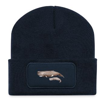 Cachalot - Cachalot - cachalots - Beanie recyclé à patch - bleu marine - Devant