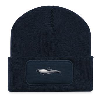 Dolphin Kopf Melone - Peponocephala electra - Recycelte Patch Beanie - French Navy - Vorne