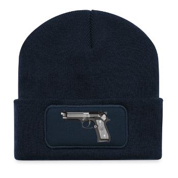 Beretta - Recycled Patch Beanie - french navy - Front