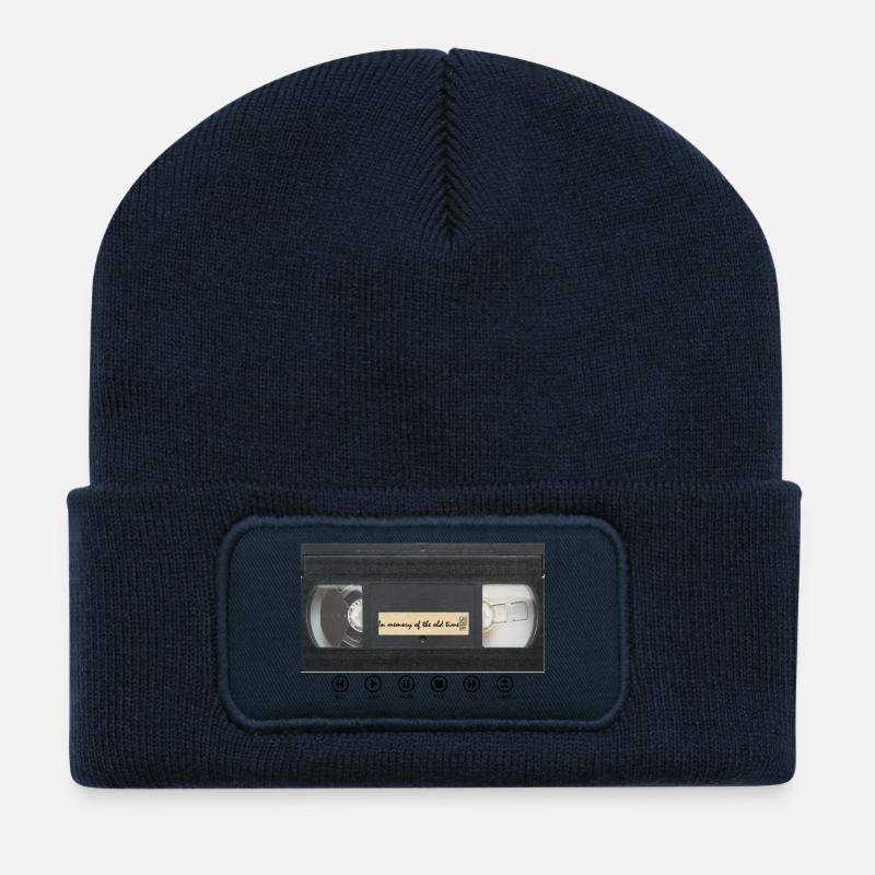 VHS - Recycelte Patch Beanie - French Navy