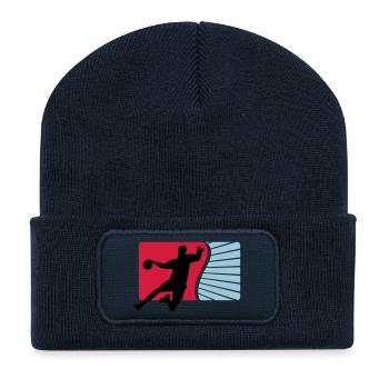 handball - Recycled Patch Beanie - french navy - Front