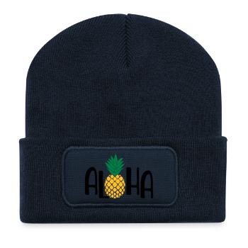 summer - Recycled Patch Beanie - french navy - Front