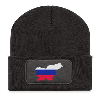 Slovenia - Recycled Patch Beanie - dark grey - Front