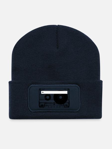 mix-tape - Recycled Patch Beanie - french navy