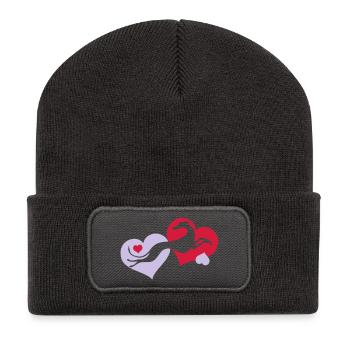 levrier_valentin2 - Recycled Patch Beanie - dark grey - Front