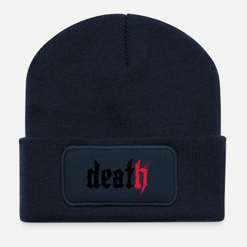 died - Recycelte Patch Beanie - French Navy