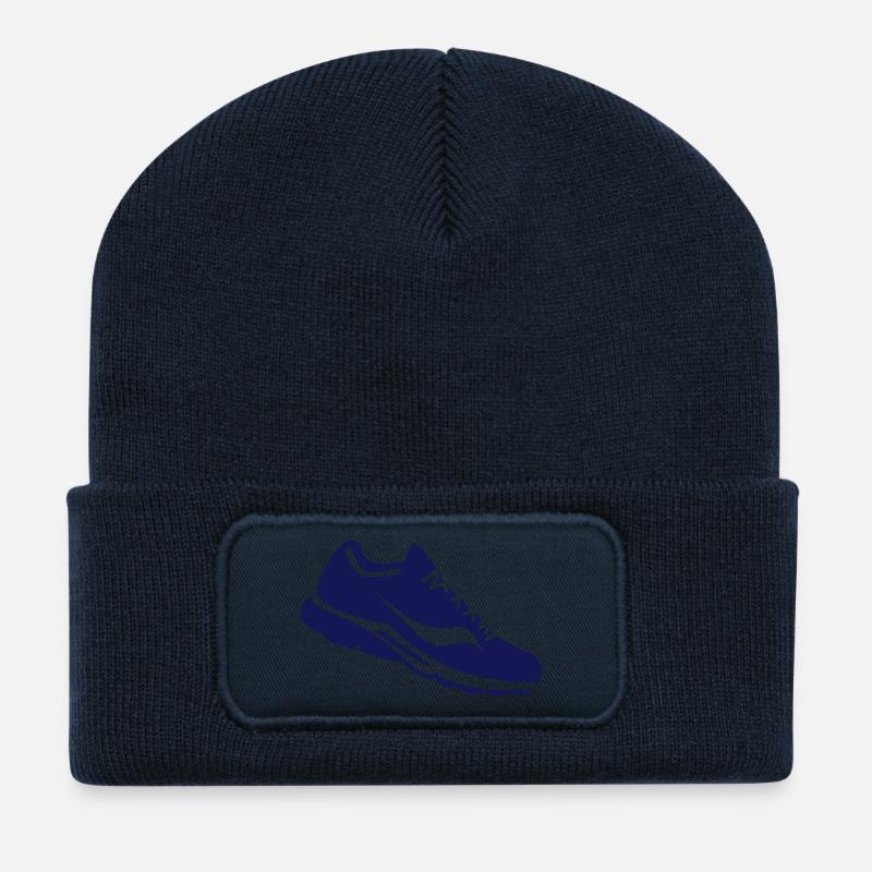 i love run sneaker - Recycled Patch Beanie - french navy