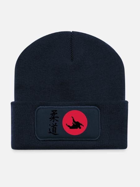 Judo - Recycelte Patch Beanie - French Navy