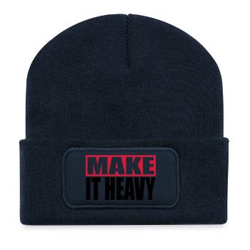 overtrain - Recycelte Patch Beanie - French Navy - Vorne