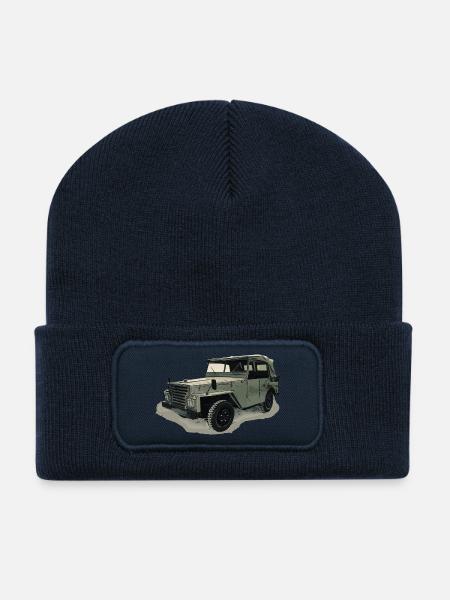 P 2 M Geländewagen - Recycelte Patch Beanie - French Navy