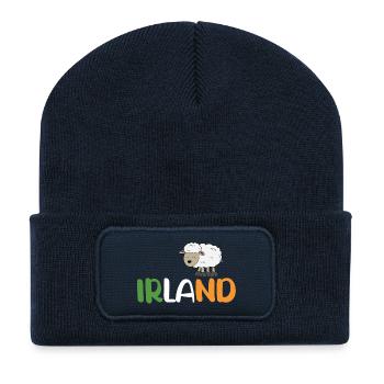 Sheep Ireland - Recycled Patch Beanie - french navy - Front