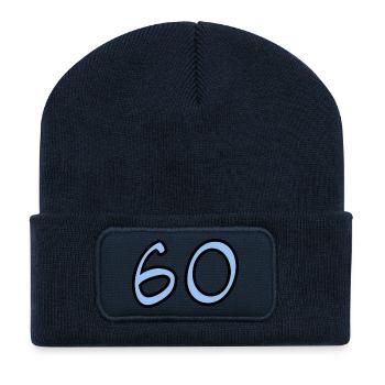 ANNIVERSARY. HAPPY BIRTHDAY. HAPPY BIRTHDAY. - Recycled Patch Beanie - french navy - Front