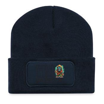 Tiki Warrior Collection - Recycled Patch Beanie - french navy - Front